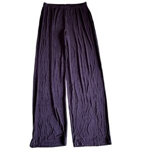 Chico’s ~ Travelers Collection ~ brown matte jersey knit pants ~ size 2R (12/L)